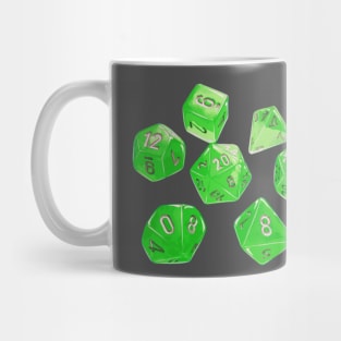 Acid green dice Mug